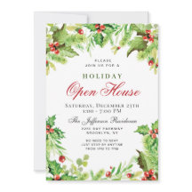 Holly Berry Wreate Kerstfeestdag OPEN HUUSE