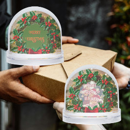 Holly Berry Wreath Klantwaardering Sneeuwbol