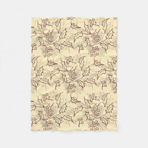 Holly beslaat naadloos design fleece deken