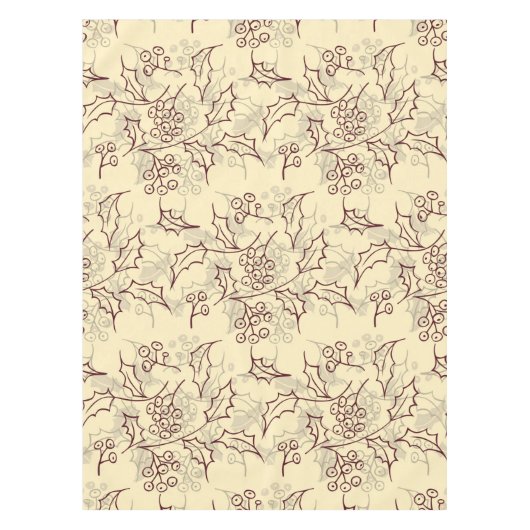Holly beslaat naadloos design tafelkleed (Voorkant)