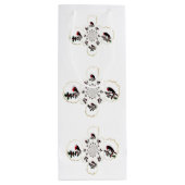 Holly Birds Robin Seasons Greetings Wijn Cadeautas (Achterkant)
