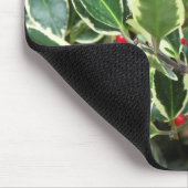 Holly Bladeren en rode bessen Seizoensgebonden Muismat (Hoek)