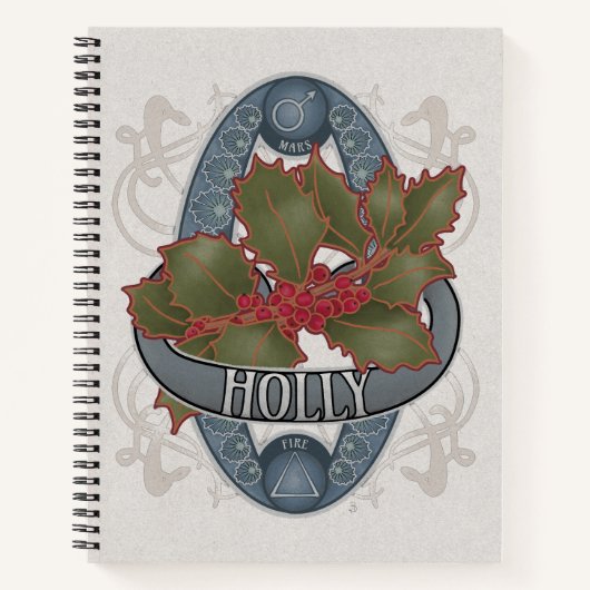 Holly - Bloem en Magie Notitieboek (Voorkant)