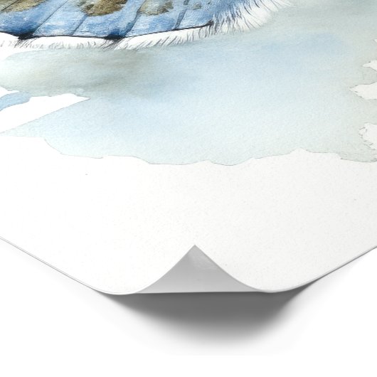 Holly Blue Butterfly Art Print Poster (Hoek)