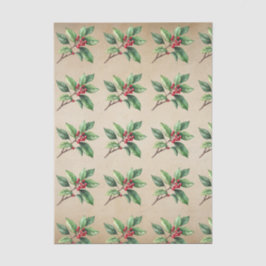 Holly Botanical Christmas Tissue Paper Tissuepapier