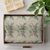 Holly Botanical Christmas Tissue Paper Tissuepapier (Geschenk)