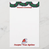 Holly Boughs Briefpapier (Voorkant)