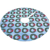 Holly Boughs Kerstboom Rok (Gekanteld)