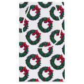 Holly Boughs Klein Cadeauzakje (Achterkant)