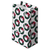 Holly Boughs Klein Cadeauzakje (Achterkant Gekanteld)