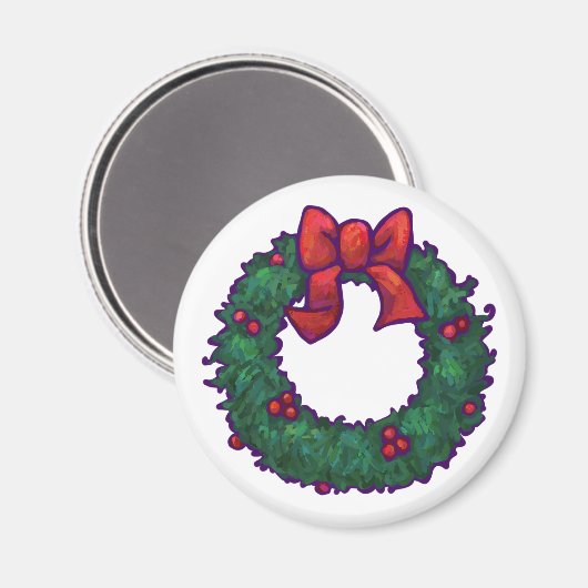 Holly Boughs Magneet (Voorkant / Achterkant)