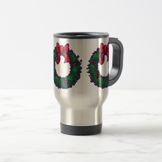 Holly Boughs Reisbeker (Voorkant rechts)