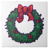 Holly Boughs Tegeltje (Voorkant)