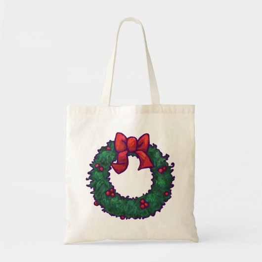 Holly Boughs Tote Bag (Voorkant)