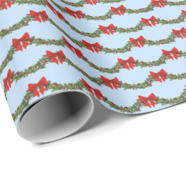 Holly Boughs Wrapping Paper Cadeaupapier