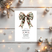 Holly Bow kerstfeest