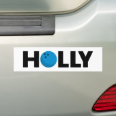 Holly bowling bumper sticker (Op auto)