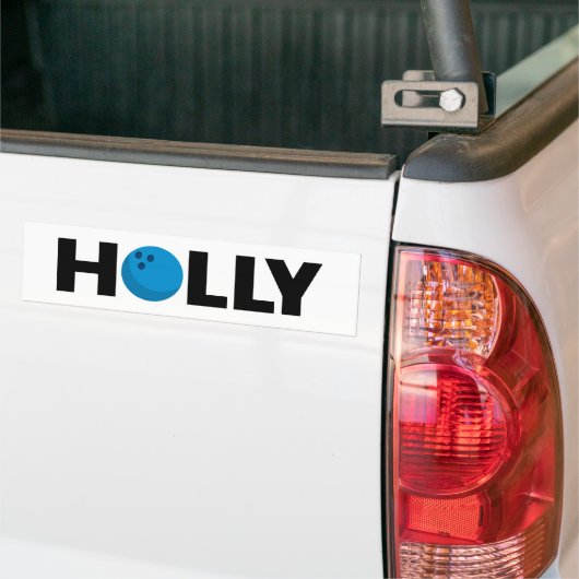 Holly bowling bumper sticker (Op Truck)