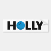 Holly bowling bumper sticker (Voorkant)