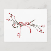 Holly Branch Briefkaart (Voorkant)