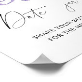 Holly branch - date nachtideeën bruids spel poster (Hoek)