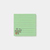Holly Branch Post-it Notes (Voorkant)