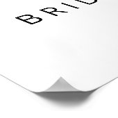 Holly branch - welkom vrijgezellenfeest feest poster (Hoek)