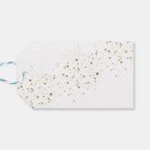 Holly Branches één familie foto Kerstmis Cadeaulabel (Achterkant Horizontaal)