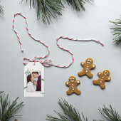 Holly Branches: Kerstfeestdag Cadeaulabel