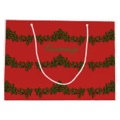 Holly Branches Thunder_Cove Large Cadeautasje (Achterkant)