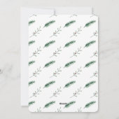 Holly Brants New Baby Foto kerstmis Feestdagenkaart (Achterkant)