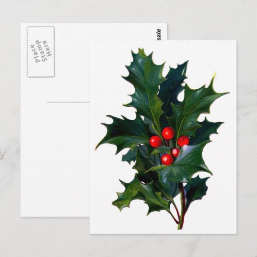  Holly Briefkaart (Voorkant / Achterkant)