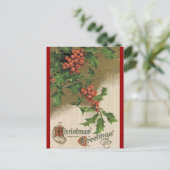 Holly briefkaart (Staand voorkant)