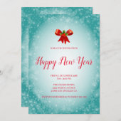 Holly Brries en Bow Kaart (Voorkant / Achterkant)