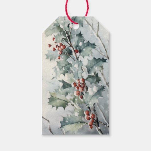 Holly Cadeaulabel (Voorkant)