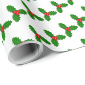 Holly Cadeaupapier (Rol Hoek)