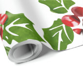 Holly-cadeaupapier Cadeaupapier (Rol Hoek)