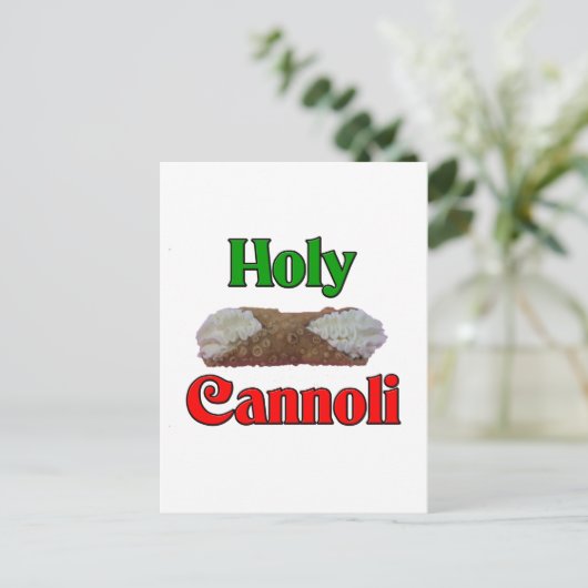 Holly Cannoli Briefkaart (Staand voorkant)