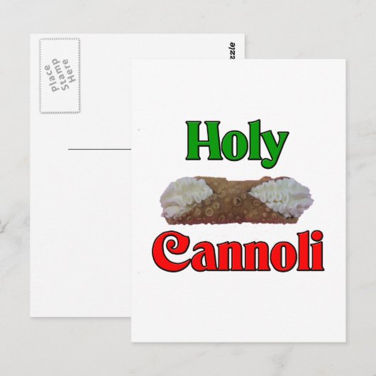 Holly Cannoli Briefkaart (Voorkant / Achterkant)