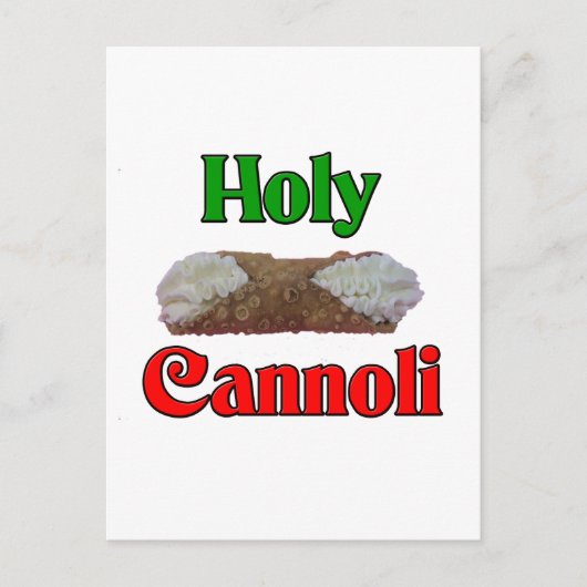 Holly Cannoli Briefkaart (Voorkant)