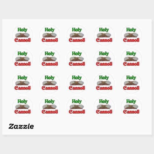Holly Cannoli Ronde Sticker (Vel)