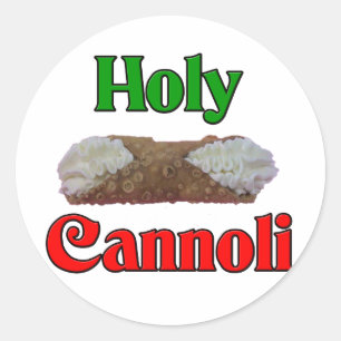 Holly Cannoli Ronde Sticker
