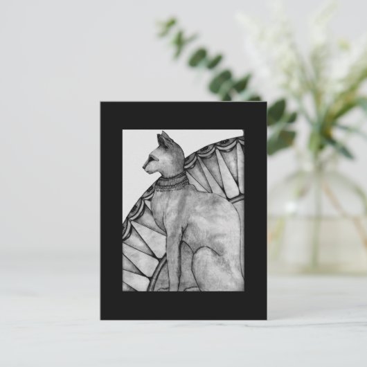 Holly Cat Briefkaart (Staand voorkant)