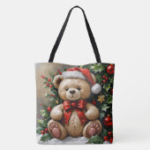 Holly Christmas-Beer Tote Bag (Achterkant)