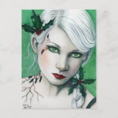 Holly Christmas-Briefkaart Feestdagenkaart (Voorkant)