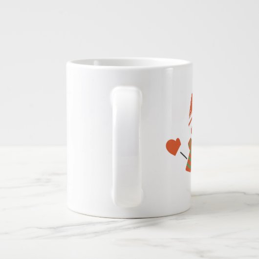 Holly Christmas Mug – Evergreen Holiday Cocoa & Co Grote Koffiekop (Achterkant)