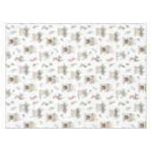 Holly Christmas Pattern Tafelkleed (Voorkant (Horizontaal))