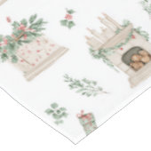Holly Christmas Pattern Tafelkleed (Gekanteld)
