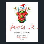 Holly Christmas Santa Baby shower voorkeursbord Poster<br><div class="desc">Begeleid uw gasten naar feestelijke traktaties met onze Holly Christmas Santa Baby shower Favorietenbord. Met een vrolijk Santa Claus-ontwerp omgeven door hulst en wintergroen, voegt dit bord een vrolijke toets toe aan uw favoriete station. Het is ideaal om gasten naar de feestgunsten te leiden en het vakantiethema van uw baby...</div>