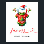 Holly Christmas Santa Baby shower voorkeursbord Poster<br><div class="desc">Begeleid uw gasten naar feestelijke traktaties met onze Holly Christmas Santa Baby shower Favorietenbord. Met een vrolijk Santa Claus-ontwerp omgeven door hulst en wintergroen, voegt dit bord een vrolijke toets toe aan uw favoriete station. Het is ideaal om gasten naar de feestgunsten te leiden en het vakantiethema van uw baby...</div>